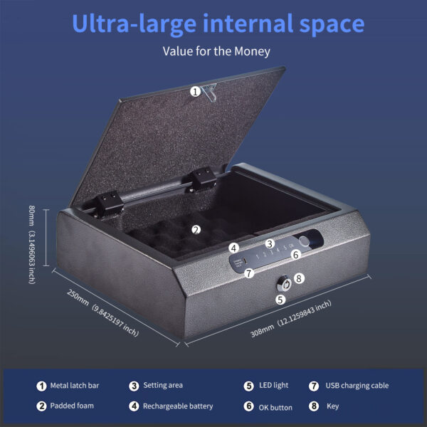 relaisafe gun safe box RS-01