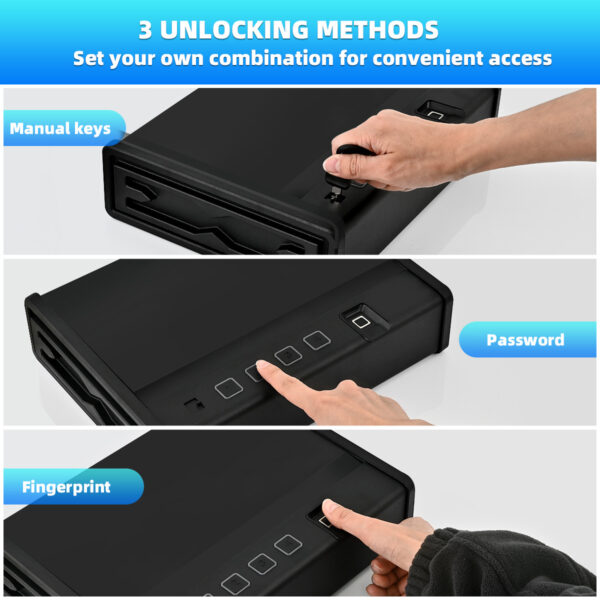 Biometric Pistol Safe Model RS-600-1